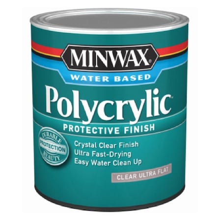 Minwax 1 Quart Water-Based Polycrylic Protective Finish MI572388